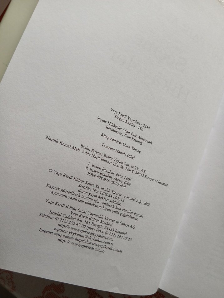 Sait Faik Abasıyanık - Seçme Hikayeler - Görsel 4