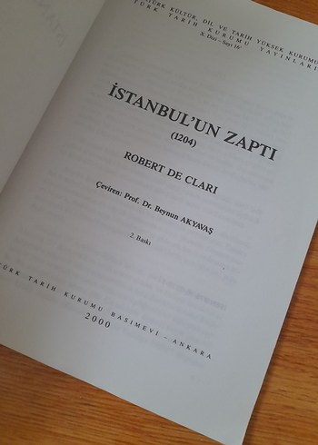 Beden İstanbul'un Zaptı (1204) - Robert de Clari