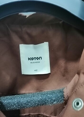 42 Beden kahverengi Renk Çok şık koton marka
