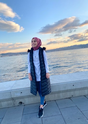 siyah şişme yelek - Görsel 2