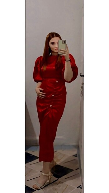 36 Beden Saten elbise