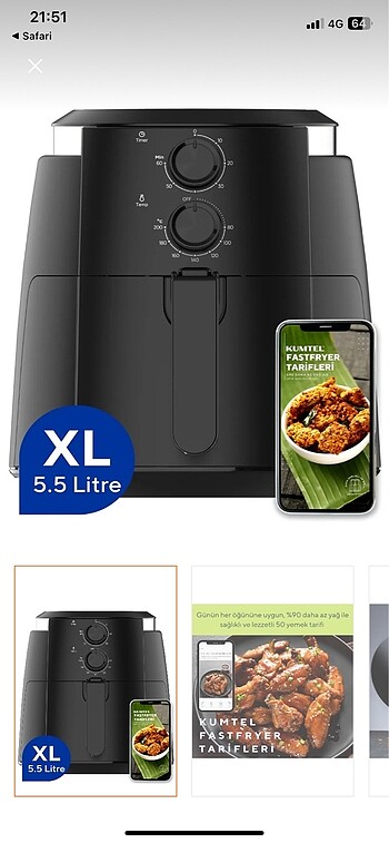 Kumtel Airfryer