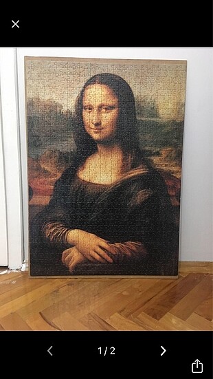 Mona lisa puzzle tablo