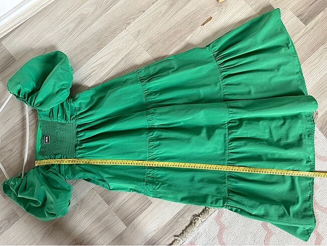 Balon Kol Elbise - Görsel 7