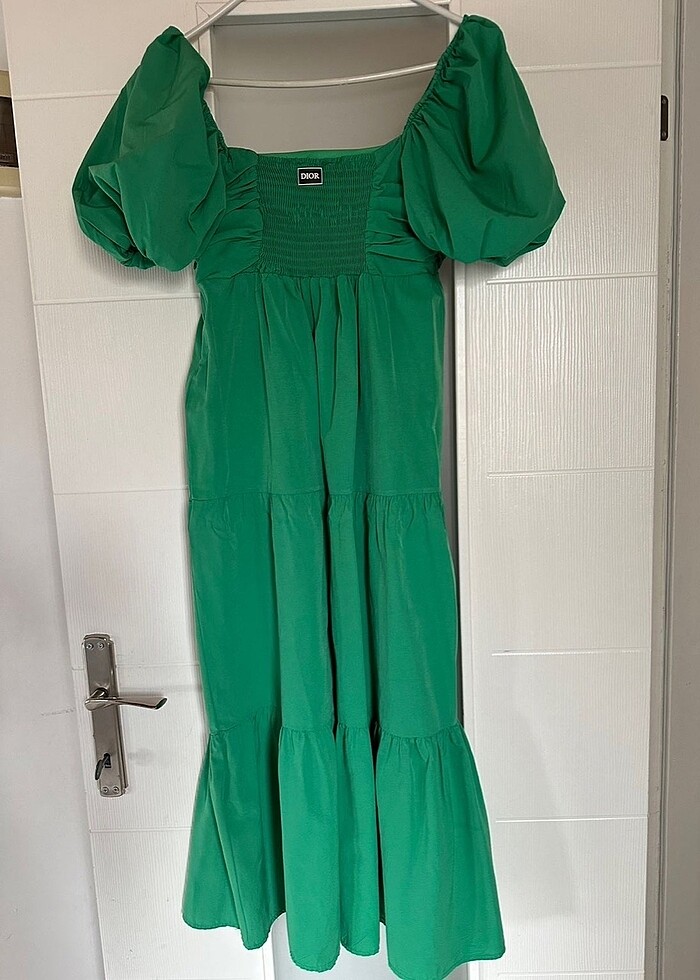 Balon Kol Elbise - Görsel 5