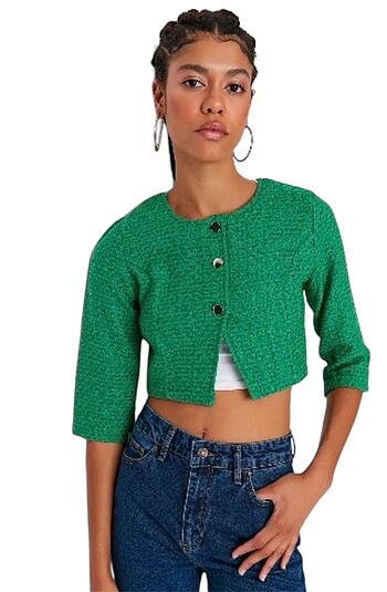 Crop Ceket