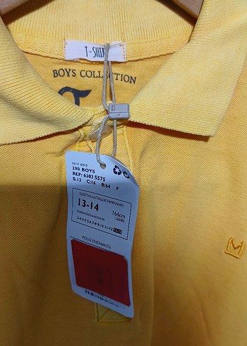 Sarı Erkek Polo Yaka Tişört - Görsel 2