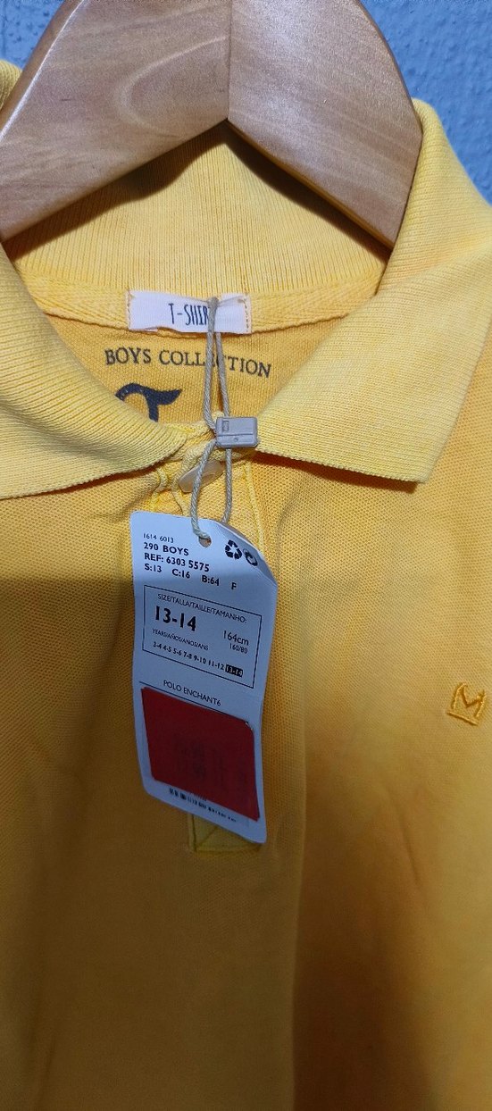 Sarı Erkek Polo Yaka Tişört - Görsel 2