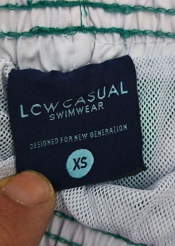 Turkuaz Renkli Erkek Mini Şort - Görsel 3