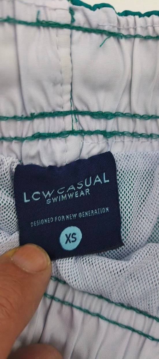 Turkuaz Renkli Erkek Mini Şort - Görsel 2