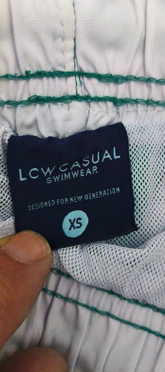 Turkuaz Renkli Erkek Mini Şort - Görsel 3