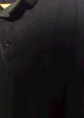 Erkek Siyah Kısa Kollu Polo Tişört - Görsel 4