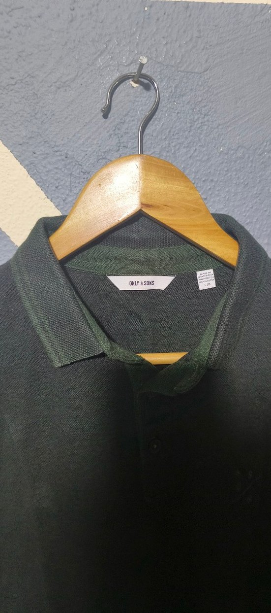 Erkek Siyah Kısa Kollu Polo Tişört - Görsel 2