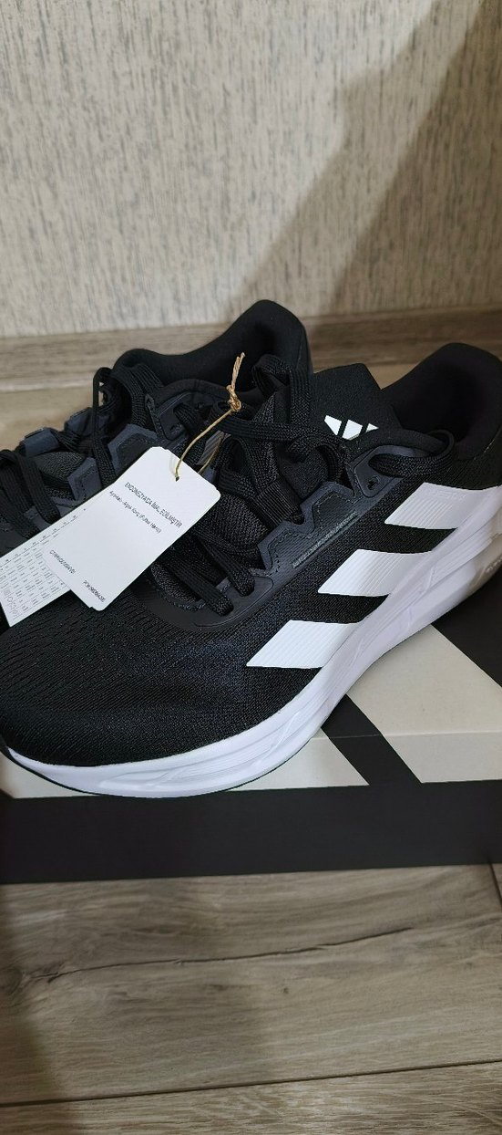 Siyah Beyaz Erkek Koşu Ayakkabısı - Görsel 3