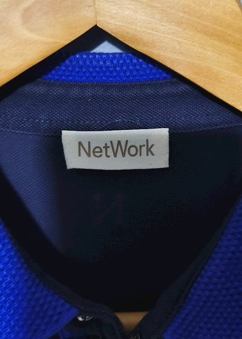 Düğmeli Koyu Mavi Erkek Polo Tişört - Görsel 2