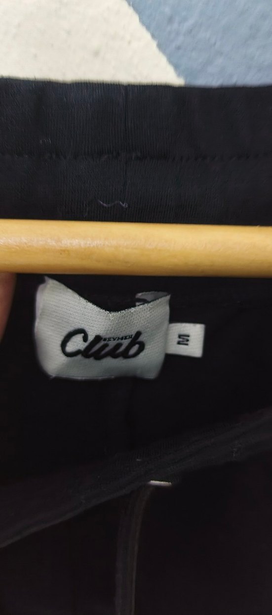 Siyah Streetwear Rahat Kesim Eşofman - Görsel 2