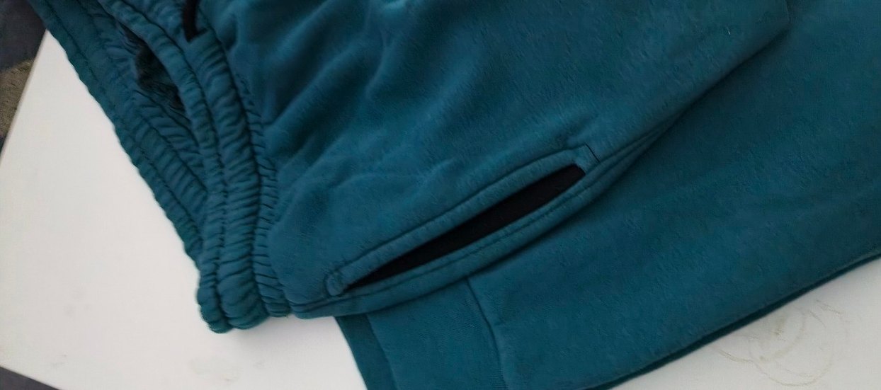 Erkek Lacivert Fermuarlı Rahat Kesim Eşofman - Görsel 3