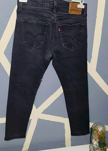 Erkek Siyah Regular Fit Denim Jean 32 30 Levi's - Görsel 2