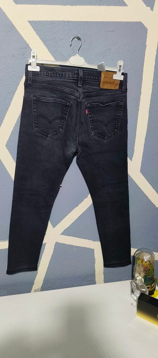Erkek Siyah Regular Fit Denim Jean 32 30 Levi's - Görsel 2