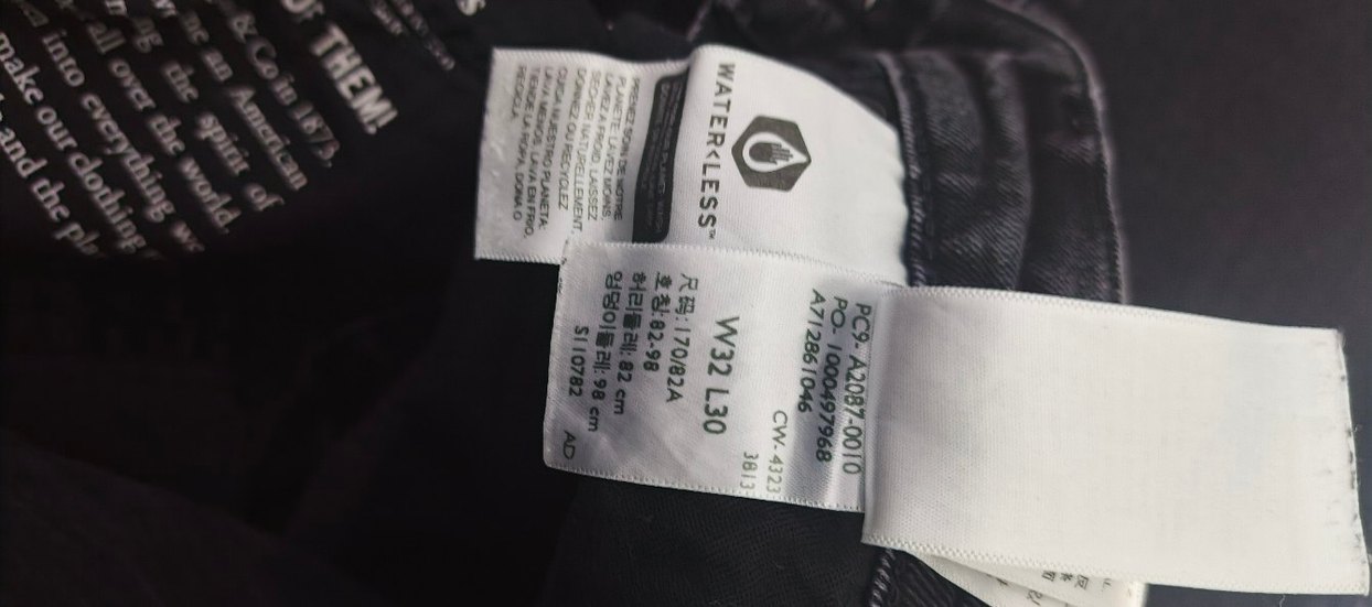 Erkek Siyah Regular Fit Denim Jean 32 30 Levi's - Görsel 5