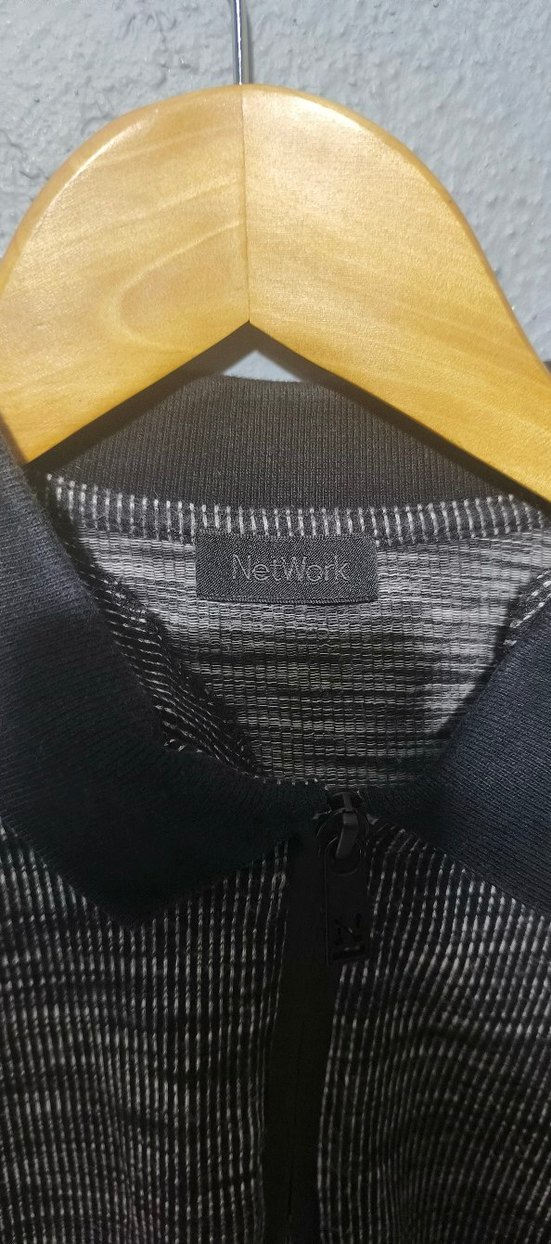 Gri Batik Desenli Kısa Kollu Polo Tişört - Görsel 2