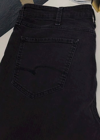 Kemerli Gri Midi Boy  Kot Pantolon - Görsel 2