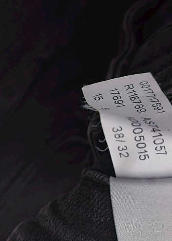 Kemerli Gri Midi Boy  Kot Pantolon - Görsel 5