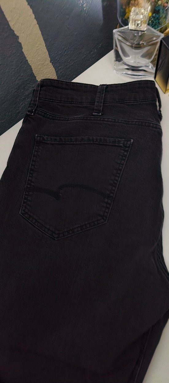 Kemerli Gri Midi Boy  Kot Pantolon - Görsel 2