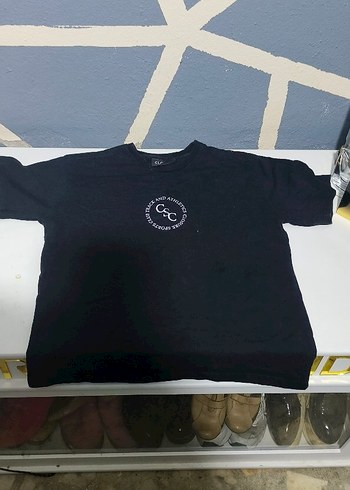 Siyah Baskılı Oversize  Tişört - Görsel 2