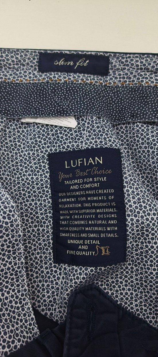 Erkek Lacivert Kemerli Denim Pantolon bedende 50 yazıyor anlamdm - Görsel 4