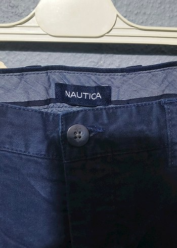 Erkek Lacivert Düğmeli Denim Pantolon - Görsel 4