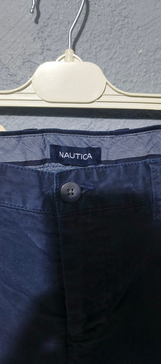 Erkek Lacivert Düğmeli Denim Pantolon - Görsel 4