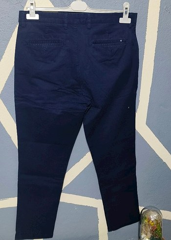 Lacivert Erkek Denim Normal Paça Pantolon - Görsel 5