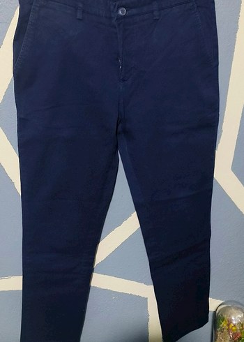 Lacivert Erkek Denim Normal Paça Pantolon - Görsel 3