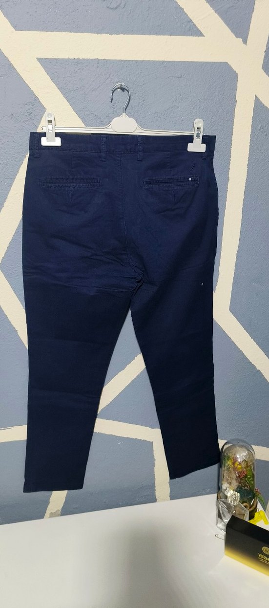 Lacivert Erkek Denim Normal Paça Pantolon - Görsel 5