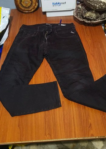 Replay Siyah Dar Kesim Jean Pantolon