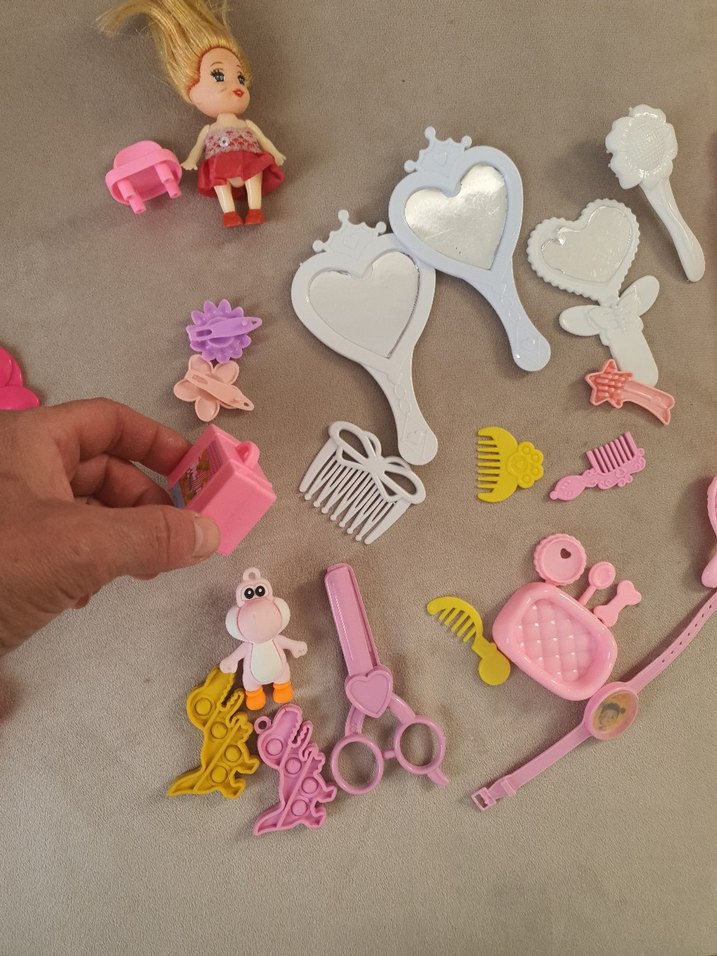 Pembe Bebek ve Aksesuarları Seti - Görsel 5