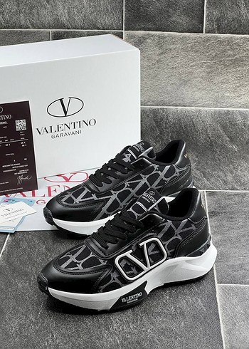 Valentino Siyah Erkek Spor Ayakkabı