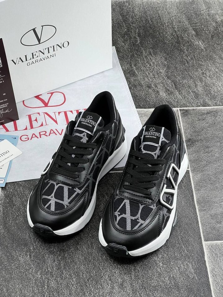 Valentino Siyah Erkek Spor Ayakkabı - Görsel 4