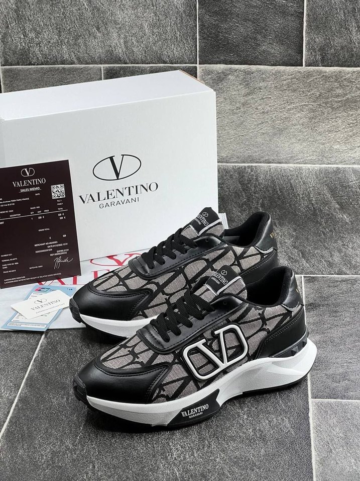 Valentino Siyah Erkek Spor Ayakkabı - Görsel 3