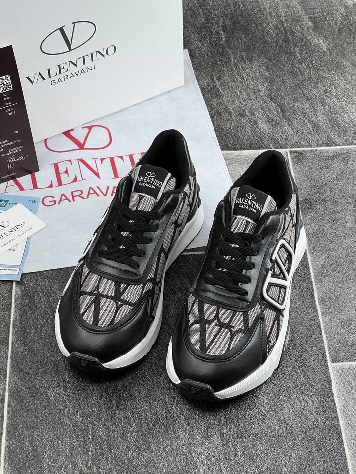 Valentino Siyah Erkek Spor Ayakkabı - Görsel 5