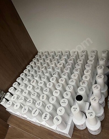 Kalıcı ojelerin çoğu kullanılmamıştır