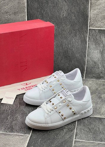 Valentino Beyaz Düz Tabanlı Spor Ayakkabı - Görsel 5
