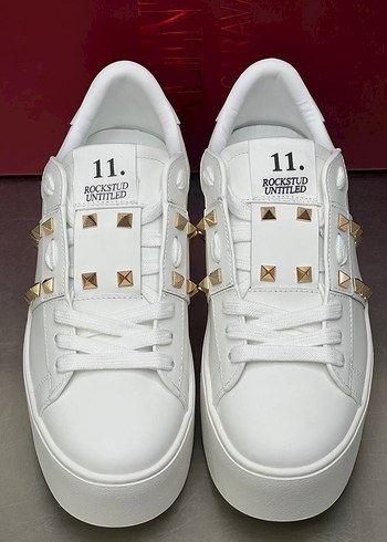 Valentino Beyaz Platform Topuklu Kadın Spor Ayakkabı - Görsel 4