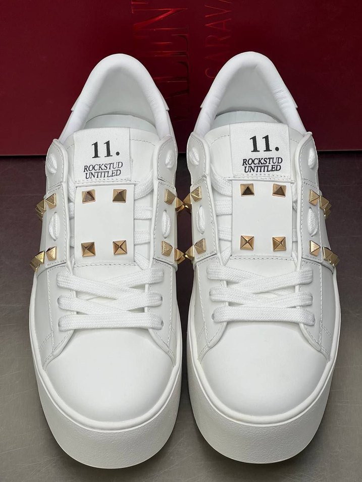 Valentino Beyaz Platform Topuklu Kadın Spor Ayakkabı - Görsel 4