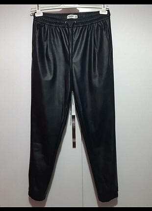 Pull and Bear Pull and Bear deri pantolon