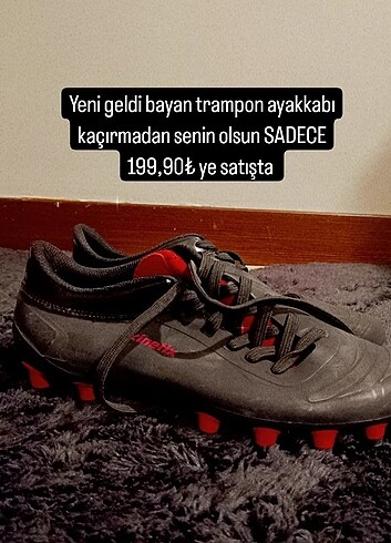 Bayan trampon ayakkabı