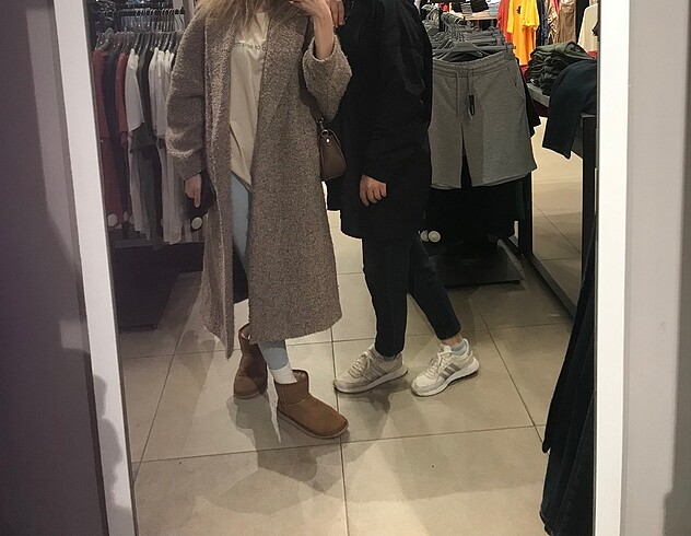 xs Beden Mango yünlü palto