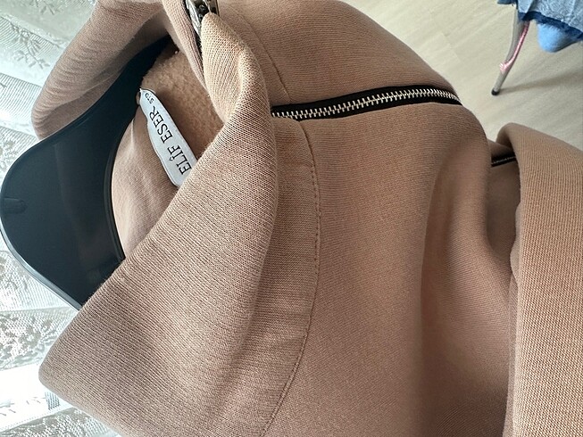 m Beden Camel Sweatshirt Standart Beden