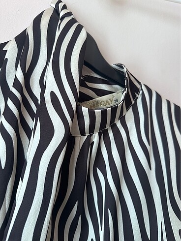 Diğer Zebra Desen Elbise